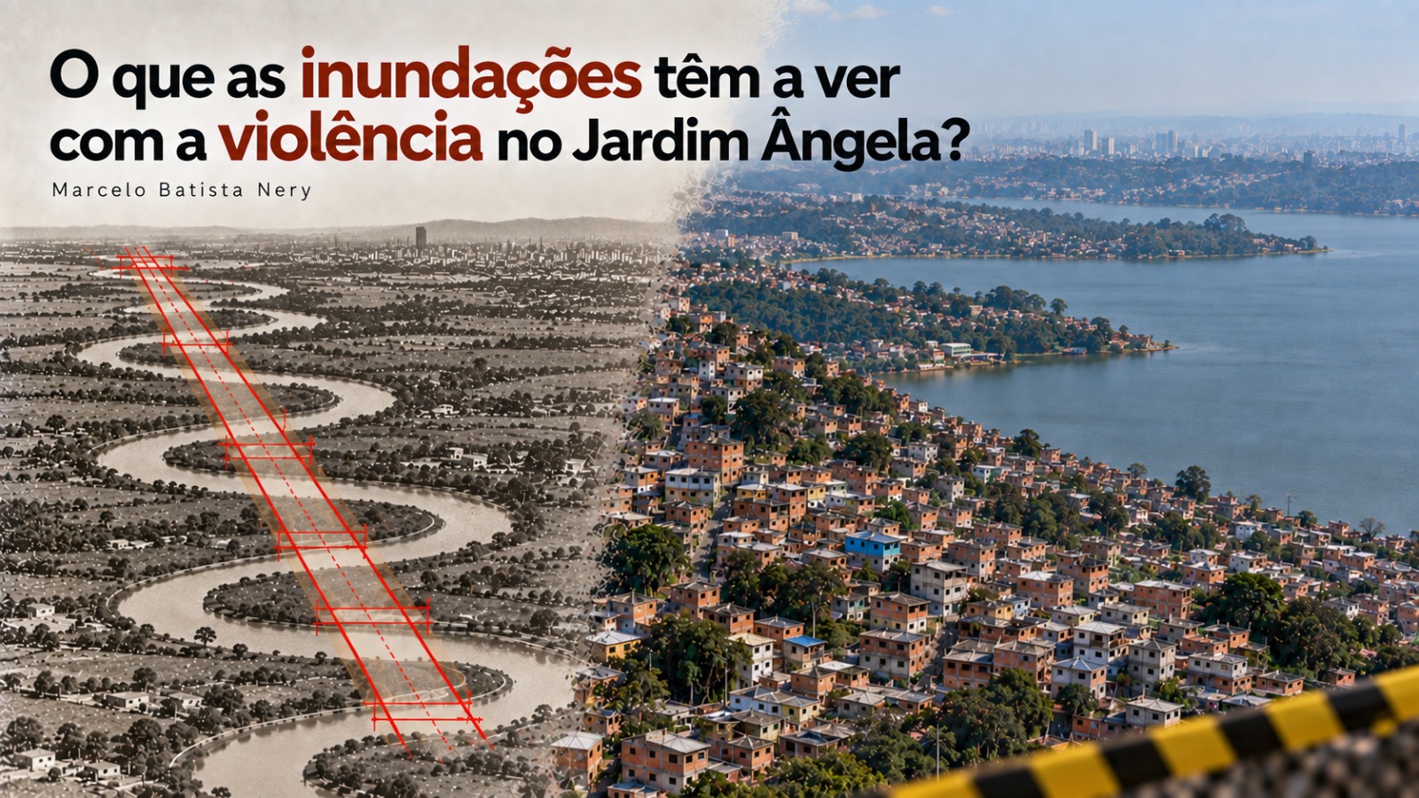 O que as inundações têm a ver com a violência no Jardim Ângela?